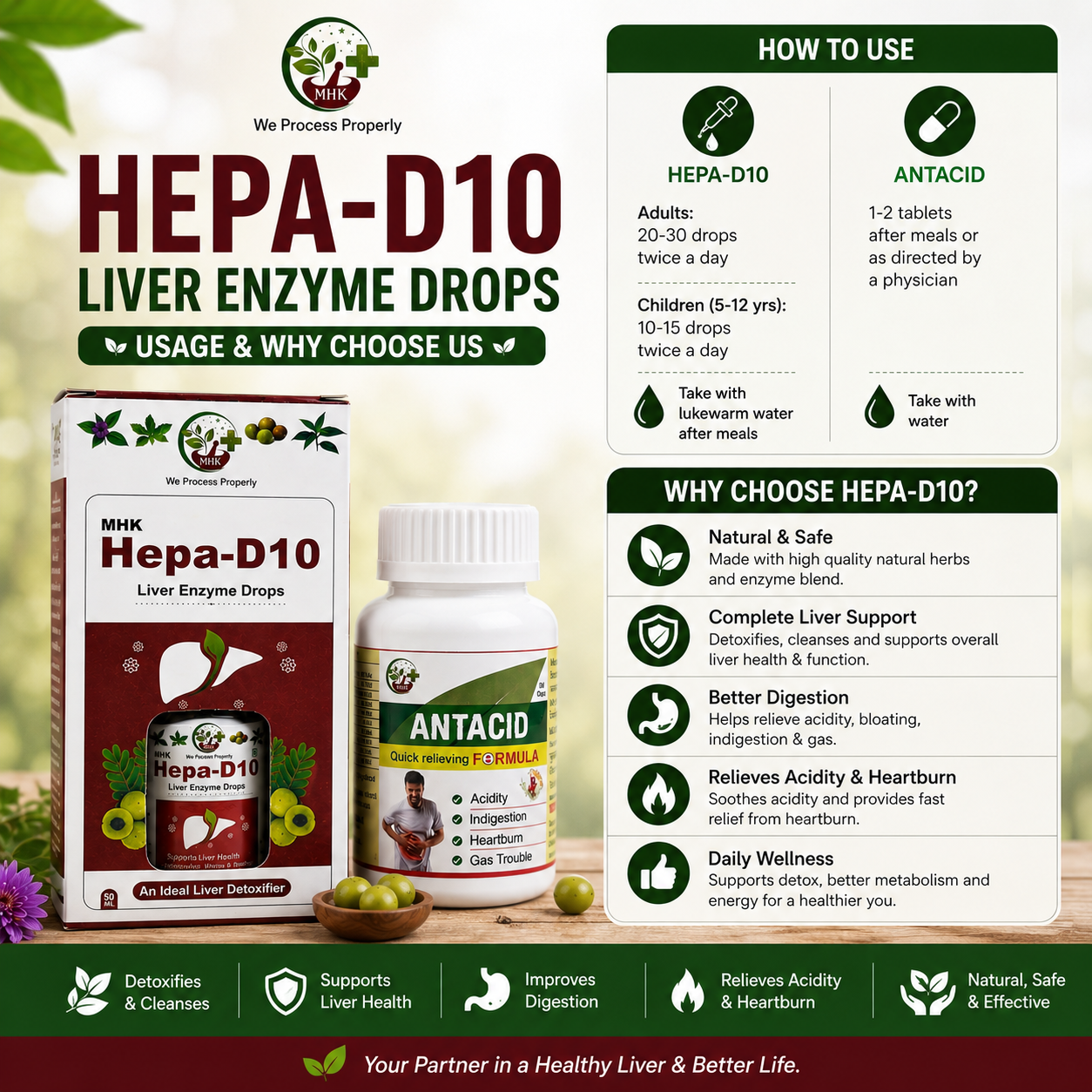 MHK™ Antacid - D10